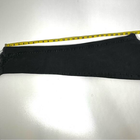 Agolde Toni Faded Black Distressed Mid Rise Skinny Jeans 25 - Picture 13 of 14